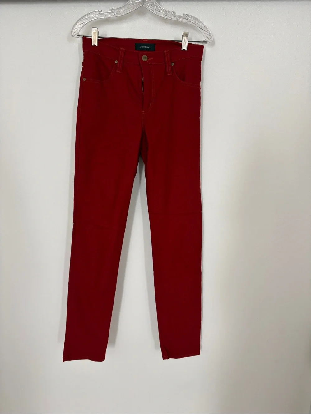 Karen Kane Red Skinny Jeans